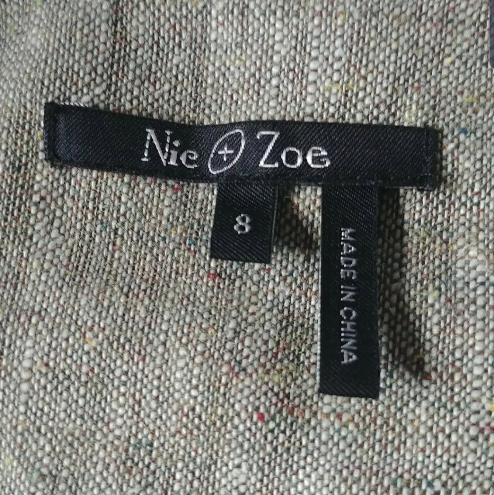 Nic+Zoe Raime Cotton Jacket sz 8 - Picture 7 of 8
